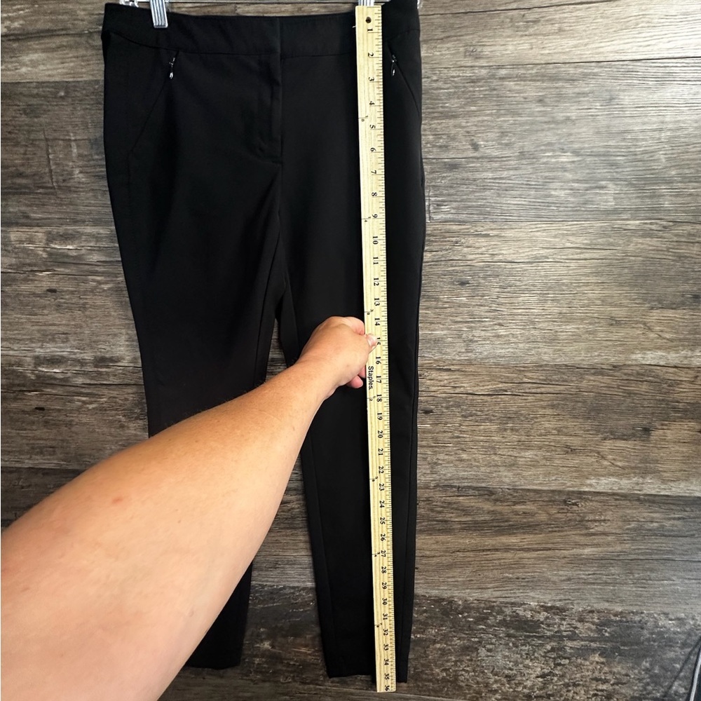White House Black Market Black Slim Ponte Ankle Pants - Picture 3 of 6